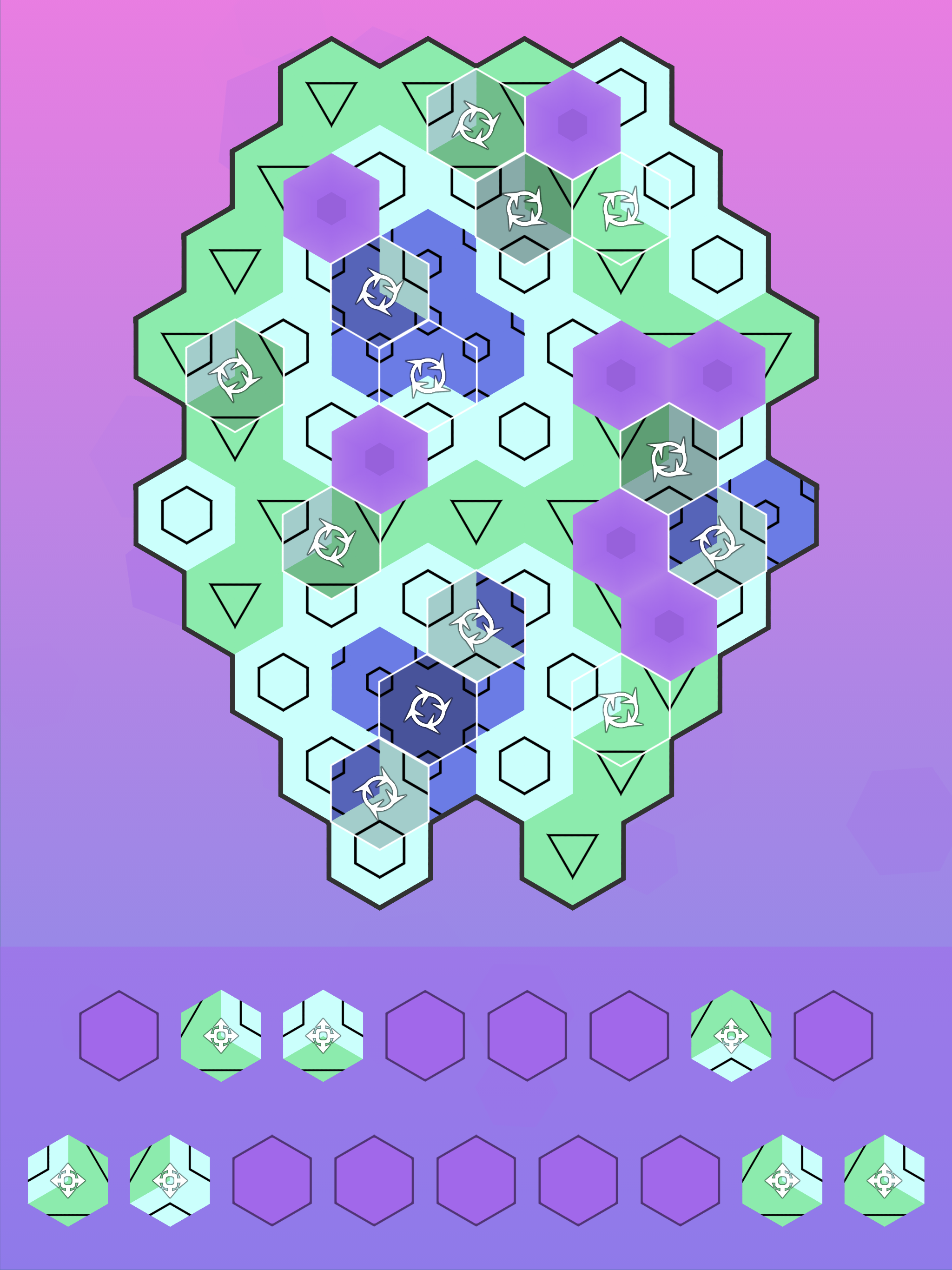 Aurora Hex - Pattern Puzzles