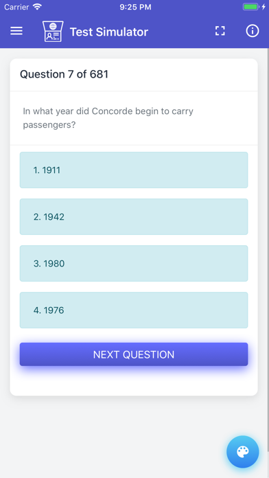 UK Citizenship Test Screenshot