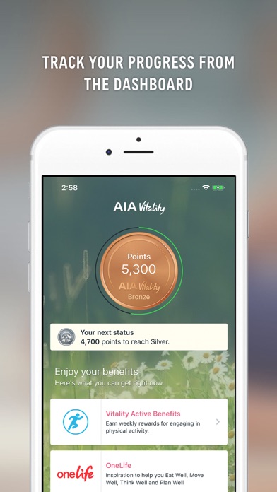AIA Vitality New Zealand Screenshot