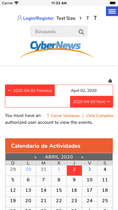 Cybernews iPhone screenshot 5 - News app
