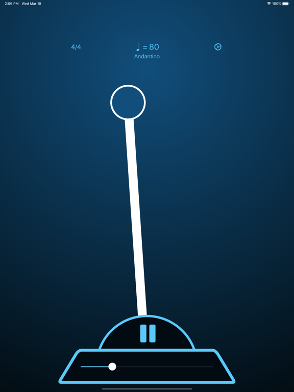 Metronome - High Precision iPad screenshot 3 - Music app