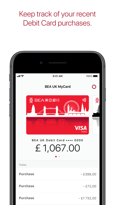 BEA UK MyCard Screenshot