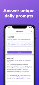 tinythoughts screenshot #1 for iPhone