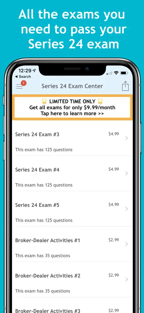 Series 24 Exam Center