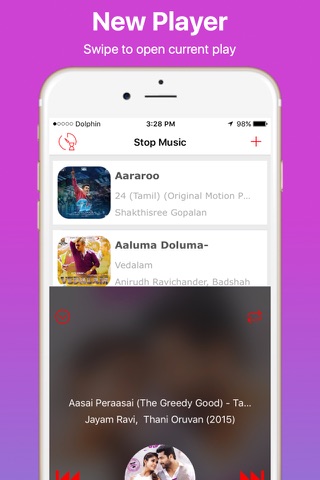 Stop and Timer Music Player - náhled