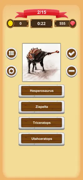 Game screenshot Dinosaurs - Jurassic Quiz hack