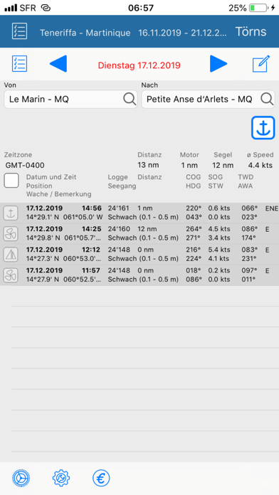 Screenshot #1 pour Skippertools - Logbook & More