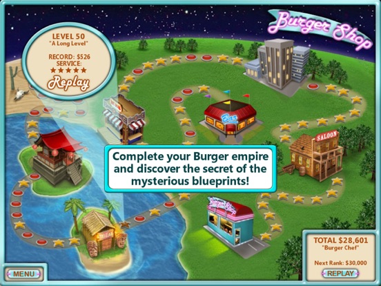 Burger Shop (No Ads) iPad screenshot 4 - Games app