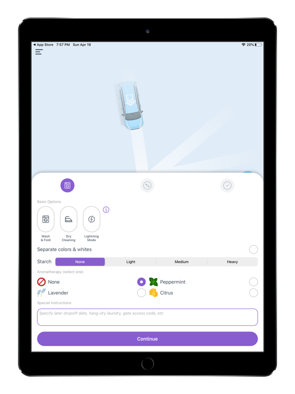 Washloft iPad screenshot 2 - Lifestyle app