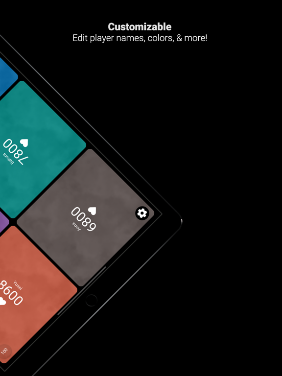 Quantum - LP Counter for Yugi iPad screenshot 3 - Utilities app