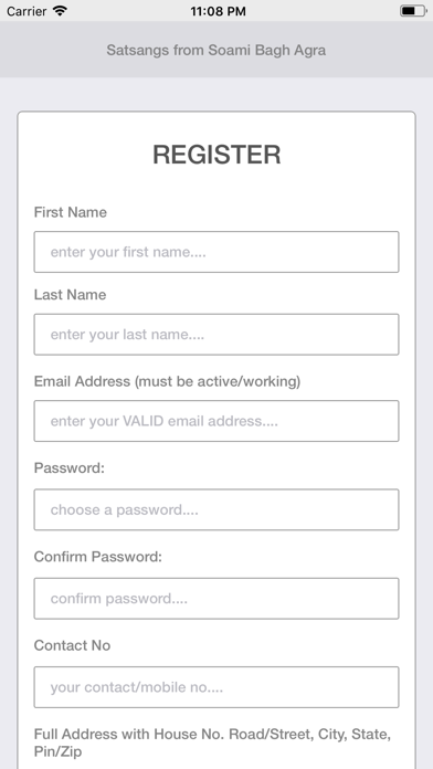 Soamibagh Satsang iPhone screenshot 2 - Music app