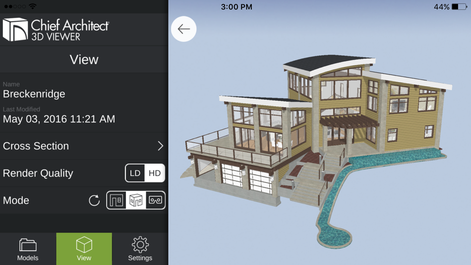 #3. 3D Viewer by Chief Architect (iOS) Podle: Chief Architect