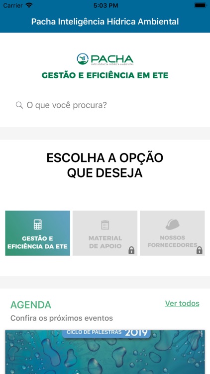 Gestão de água e efluentes