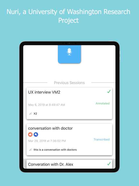 Nuri iPad screenshot 1 - Productivity app