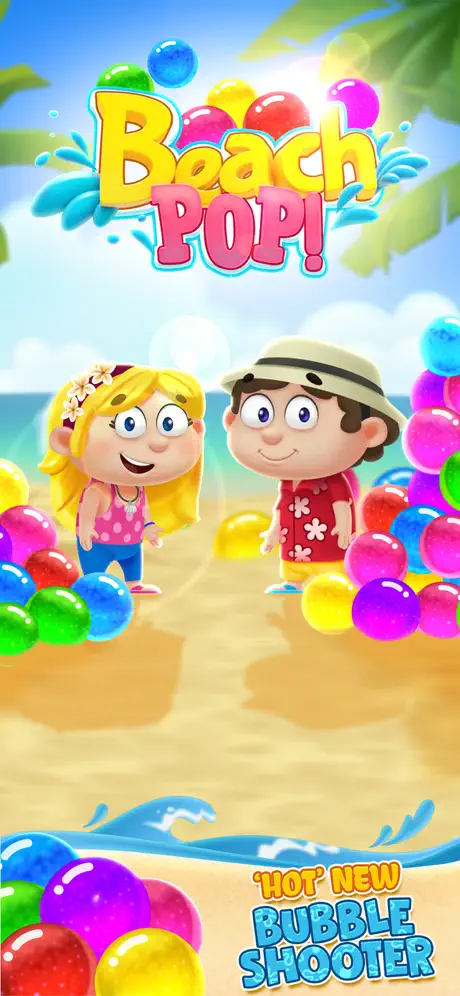 Beach Pop: Bubble Shooter Game