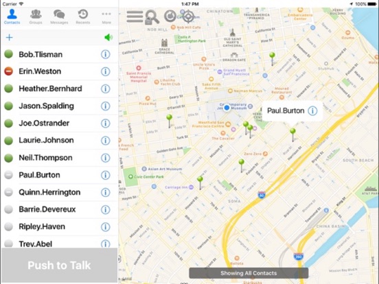 IMPULSE Wireless app screenshot 2