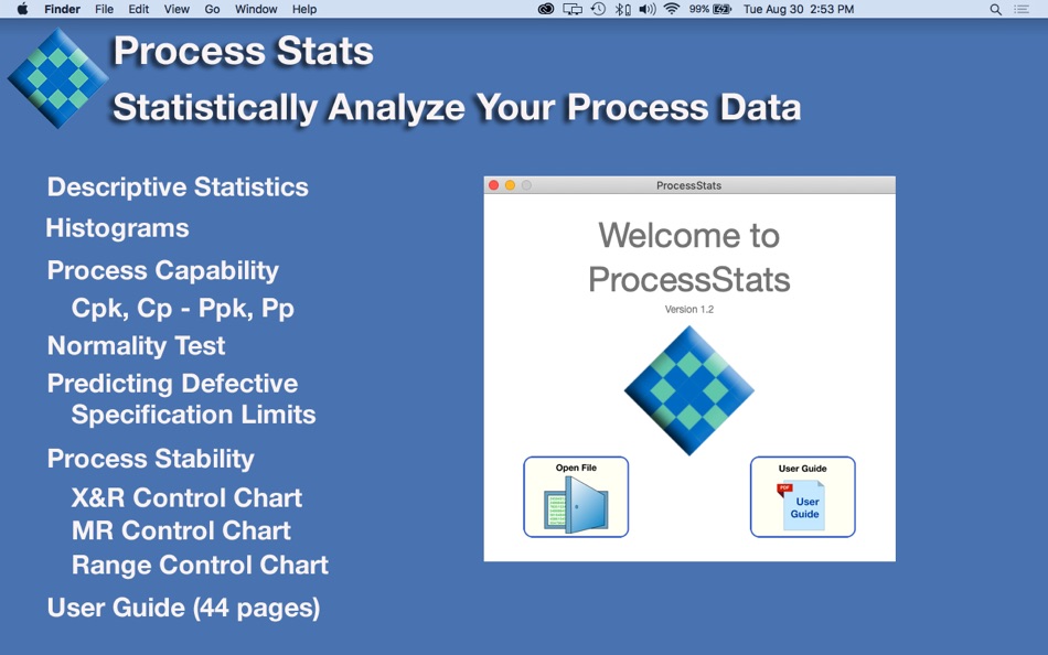 ProcessStats: SPC Statistics - 1.2 - (macOS)