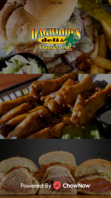 Dagwood's Deli app screenshot