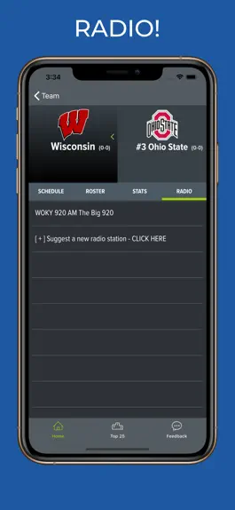 Game screenshot Wisconsin Football Schedules apk