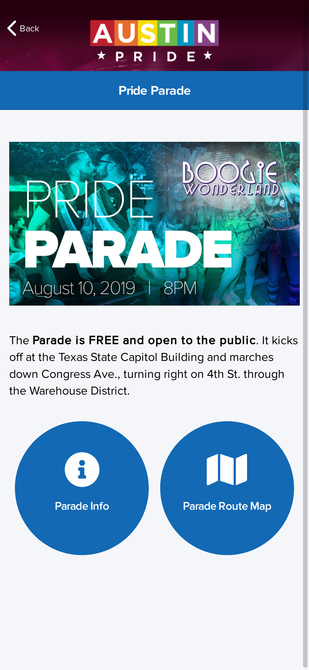 Austin Pride Official screenshot 5