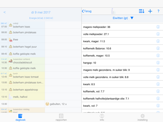 FoodSeeq iPad app afbeelding 6
