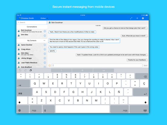Screenshot #4 pour GroupWise Messenger