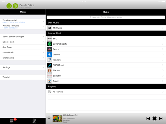 musicBox 6 iPad screenshot 4 - Music app