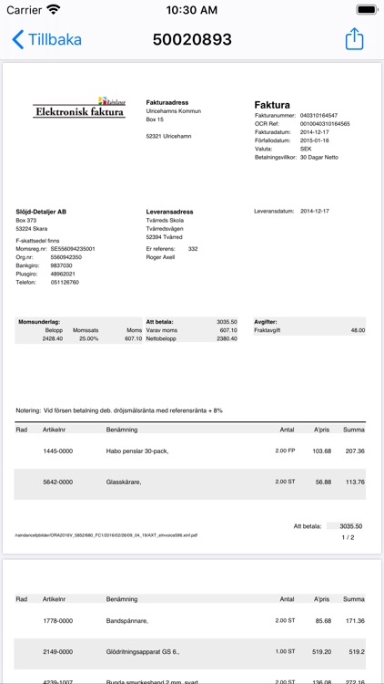 Raindance - Attestera Fakturor