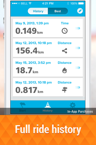 Bicycle ride tracker: bike map - náhled