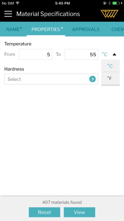 Sealing Materials Selector