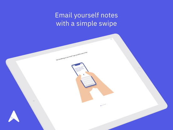 Flite - Email Yourself Notes iPad app afbeelding 1