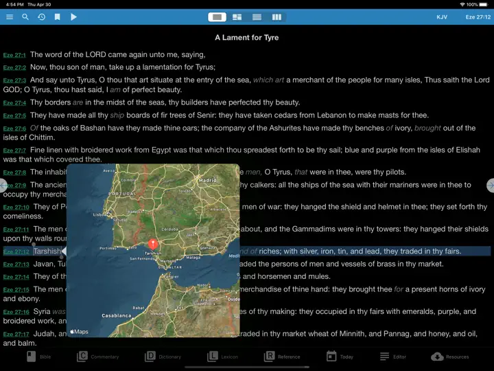 Captura de pantalla de E-Sword HD: Bible Study To Go en iPhone 4