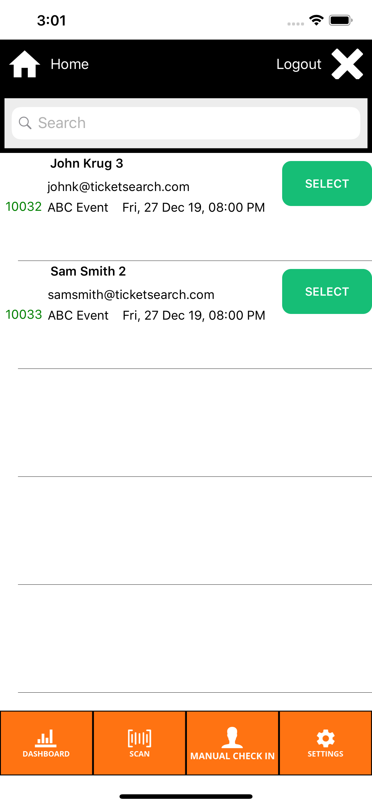 TicketSearch Scanning App screenshot 3