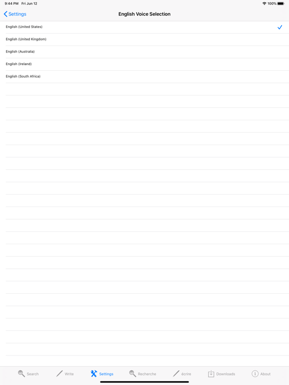 French Dictionary English iPad screenshot 5 - Reference app