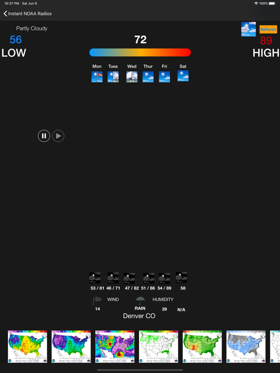 Instant NOAA Radios Eliteのおすすめ画像2