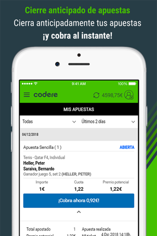 Codere Apuestas Deportivas ES screenshot 4