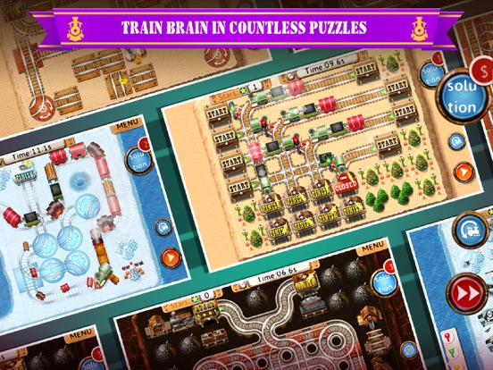 Screenshot #1 for Rail Maze 2 : Train Puzzler