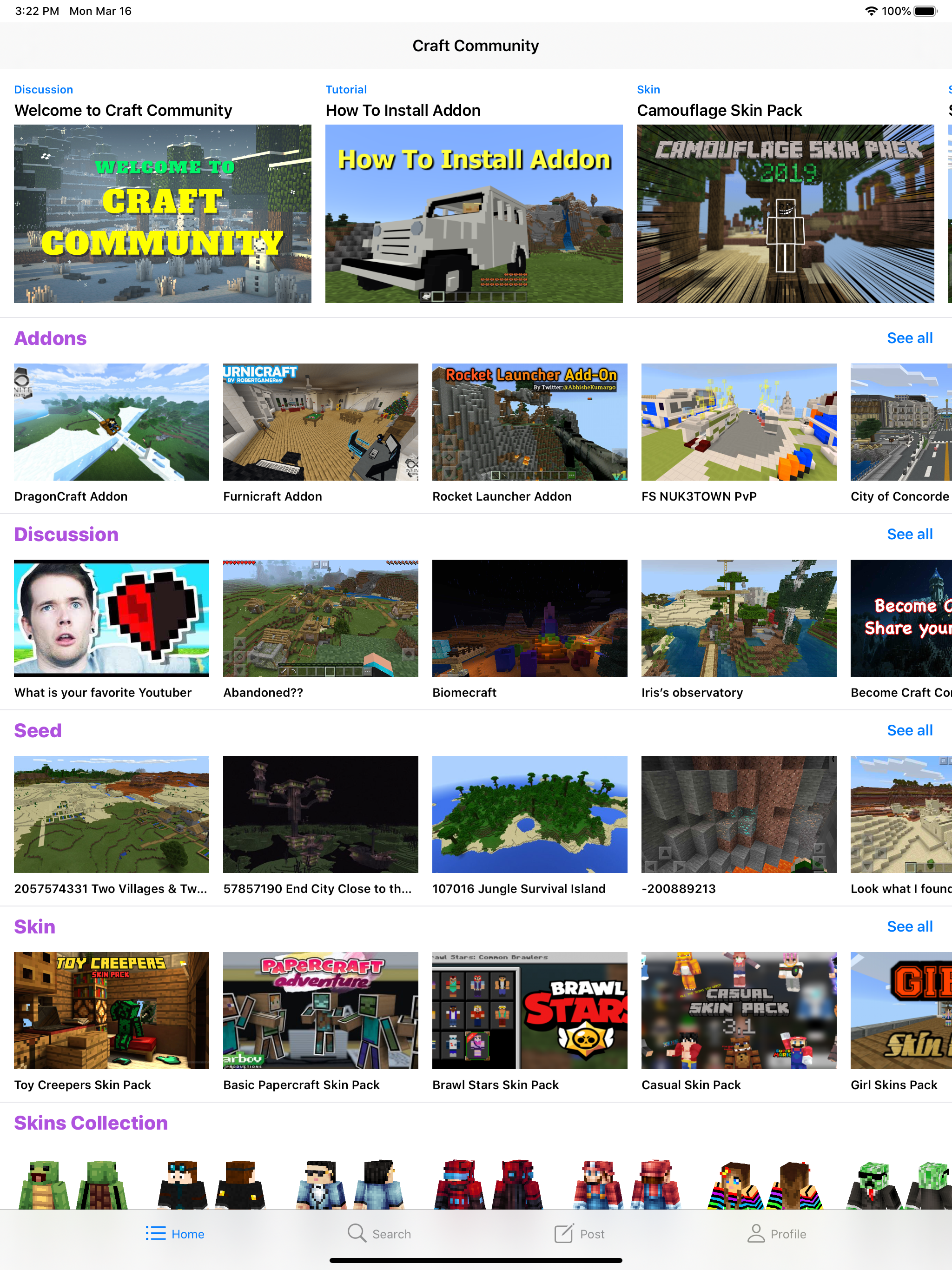 Addons for Minecraft Community