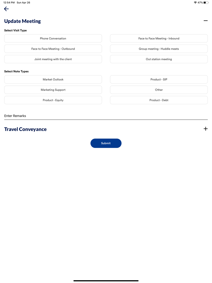 SalesGo Visits