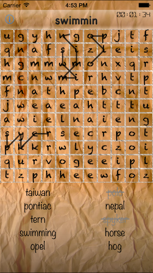 #3. words search Z (iOS) 由: Liutauras Stravinskas