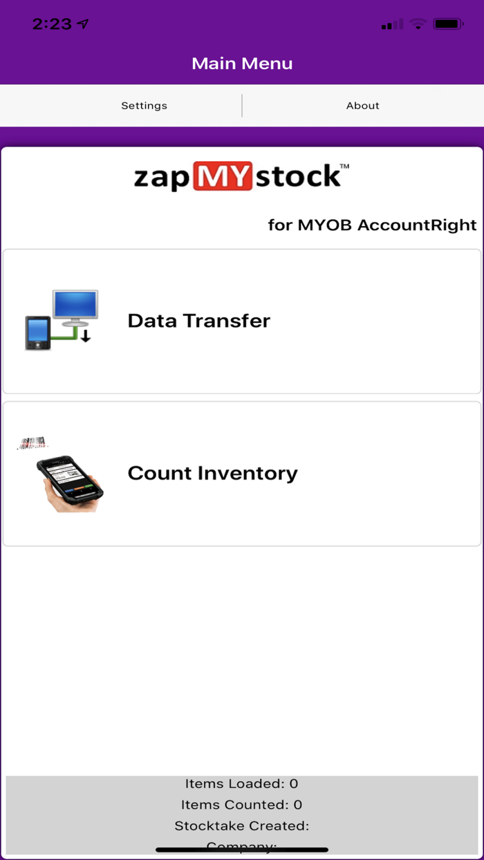 zapMYstock for MYOB