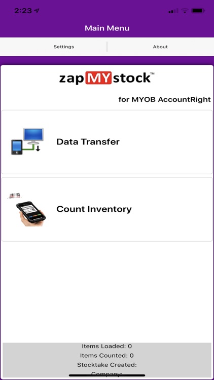 zapMYstock for MYOB