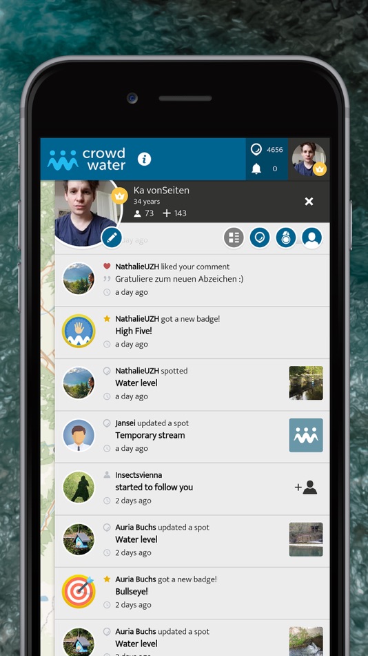 #4. CrowdWater | SPOTTERON (iOS) Podle: SPOTTERON Gmbh