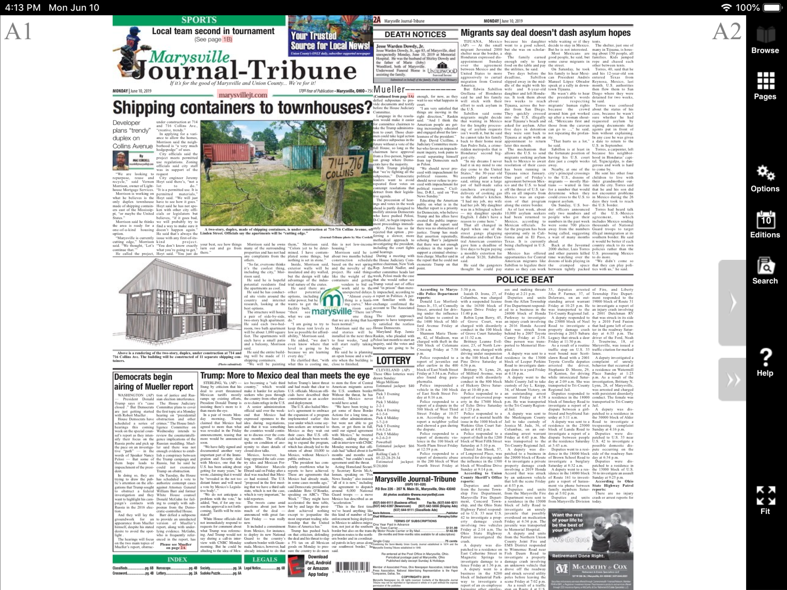 Marysville Journal-Tribune screenshot 4