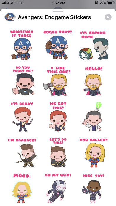 Avengers: Endgame Stickers screenshot 2