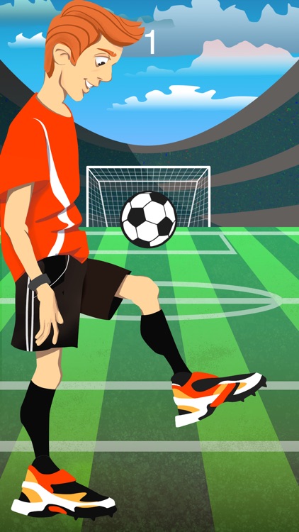 Keepie Uppie: ball kicking