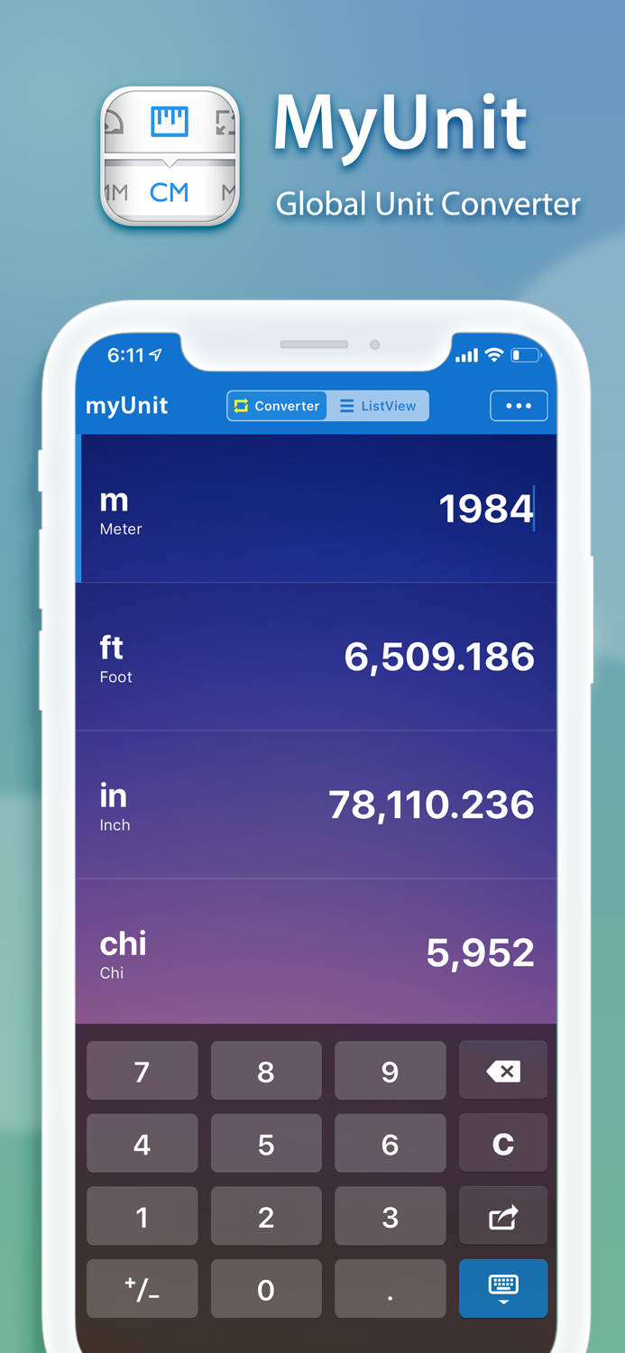 myUnit · Global Unit Converter