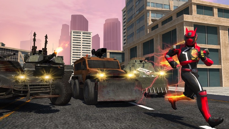 Police Robot War Hero Car Game screenshot-3