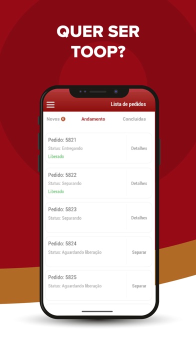 Toop Delivery Comerciante Screenshot
