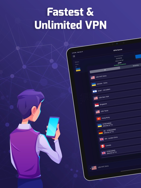 Screenshot #4 pour VPN Sense - Ultimate Privacy
